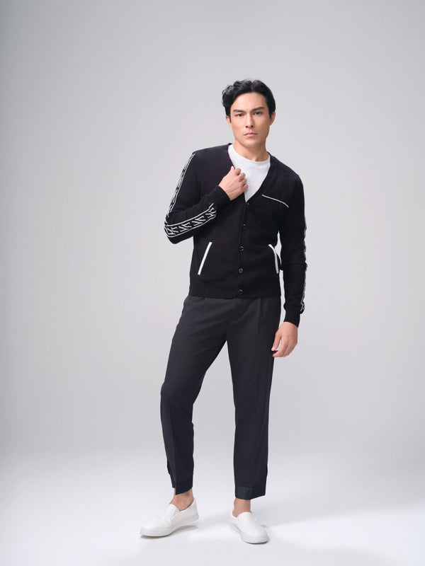 Merino Wool-Mixed Signature Cardigan