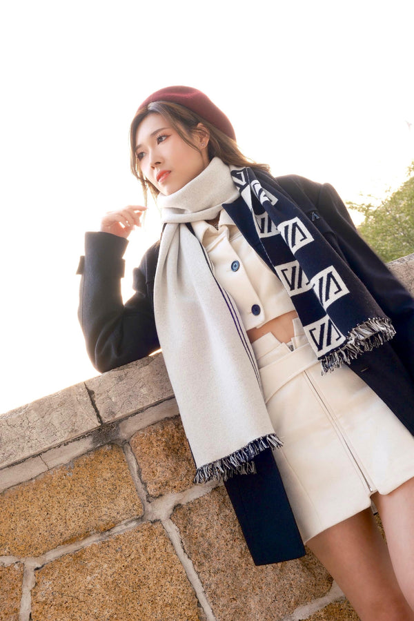 Signature Chequered Scarf