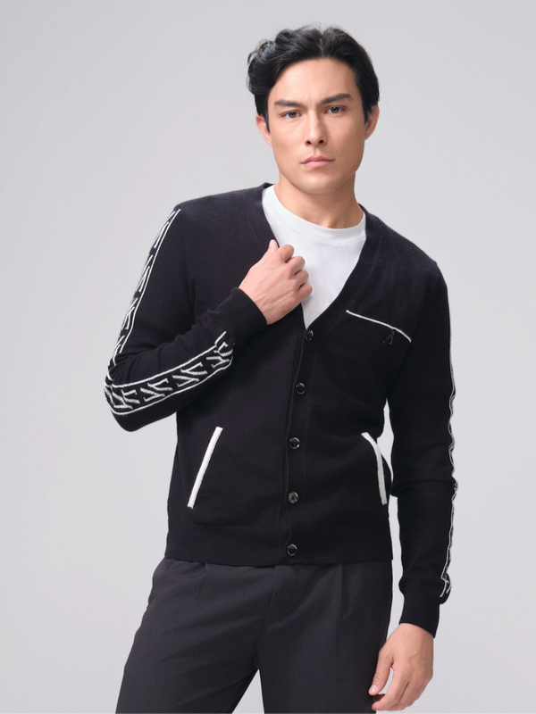 Merino Wool-Mixed Signature Cardigan